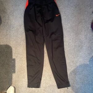 Nike Dri fit track pants in black M